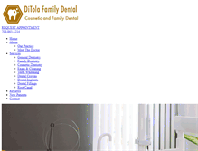 Tablet Screenshot of ditolafamilydental.com